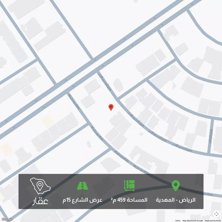 أرض للبيع في شارع أحمد بن قاسم, حي المهدية, مدينة الرياض, منطقة الرياض