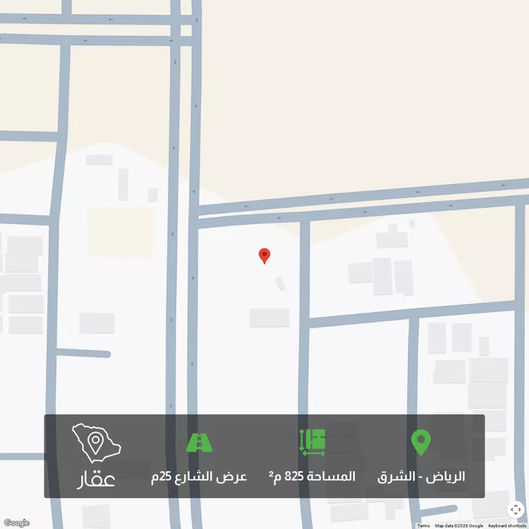 أرض للبيع في شارع سعد بن أبي ذباب الدوسي ، حي الشرق ، الرياض ، منطقة الرياض