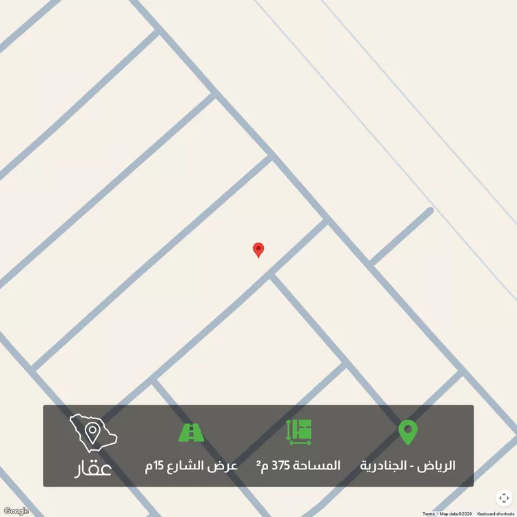 أرض للبيع في حي الجنادرية ، الرياض ، منطقة الرياض