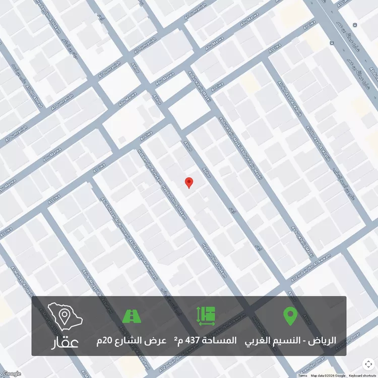 أرض للبيع في شارع حبان بن الحكم, حي النسيم الغربي, مدينة الرياض, منطقة الرياض