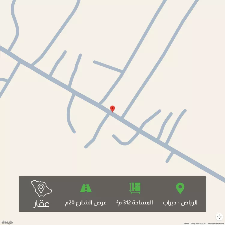 أرض للبيع في شارع الامير سعود ابن محمد ابن مقرن ، ضاحية نمار ، الرياض ، منطقة الرياض