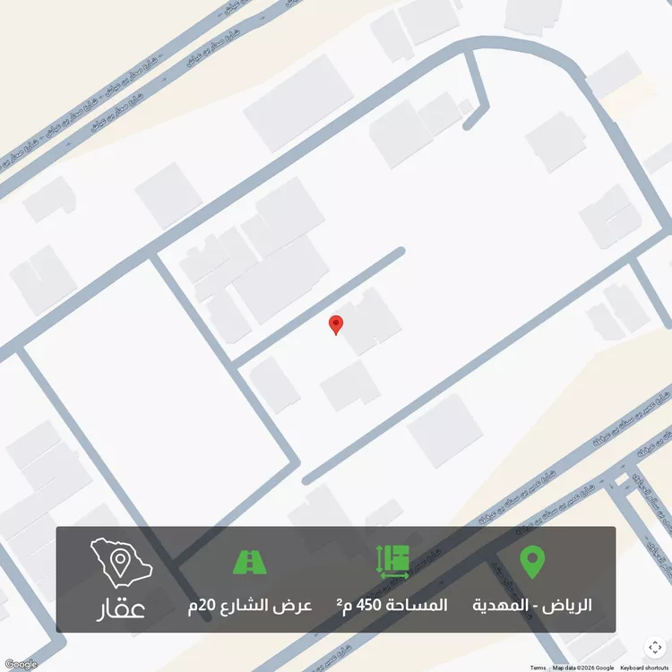 أرض للبيع في شارع فوزان السابق, حي المهدية, مدينة الرياض, منطقة الرياض