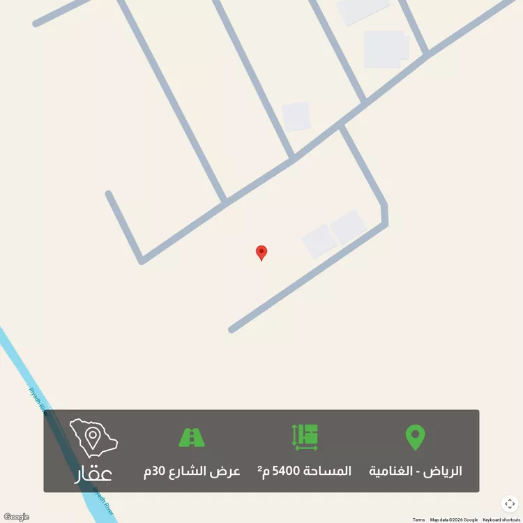 أرض للبيع في شارع ابو بصير, حي الغنامية, مدينة الرياض, منطقة الرياض