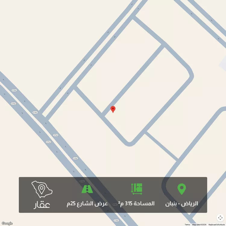 أرض للبيع في شارع بريدة, حي الوادي, مدينة الجبيلة, منطقة الرياض