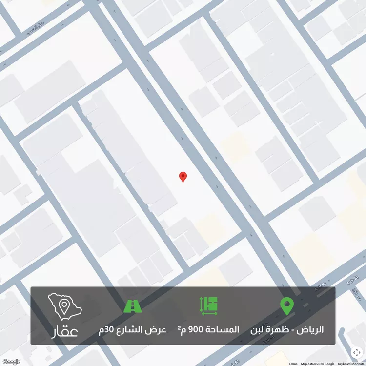 أرض للبيع في شارع الجنادريه, حي ظهرة لبن, مدينة الرياض, منطقة الرياض