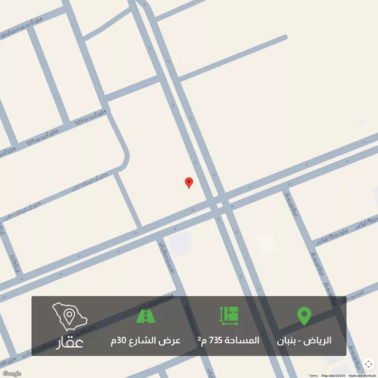 أرض للبيع في شارع عمر ابن سراقة ابن المعتمر, حي ملهم, مدينة ملهم, منطقة الرياض