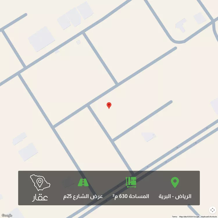 أرض للبيع في شارع الحسن ابن هيثم, حي البرية, مدينة الرياض, منطقة الرياض