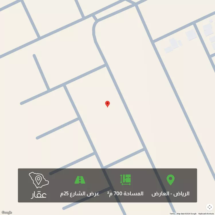 أرض للبيع في شارع البديع الشمالي, حي العارض, مدينة الرياض, منطقة الرياض