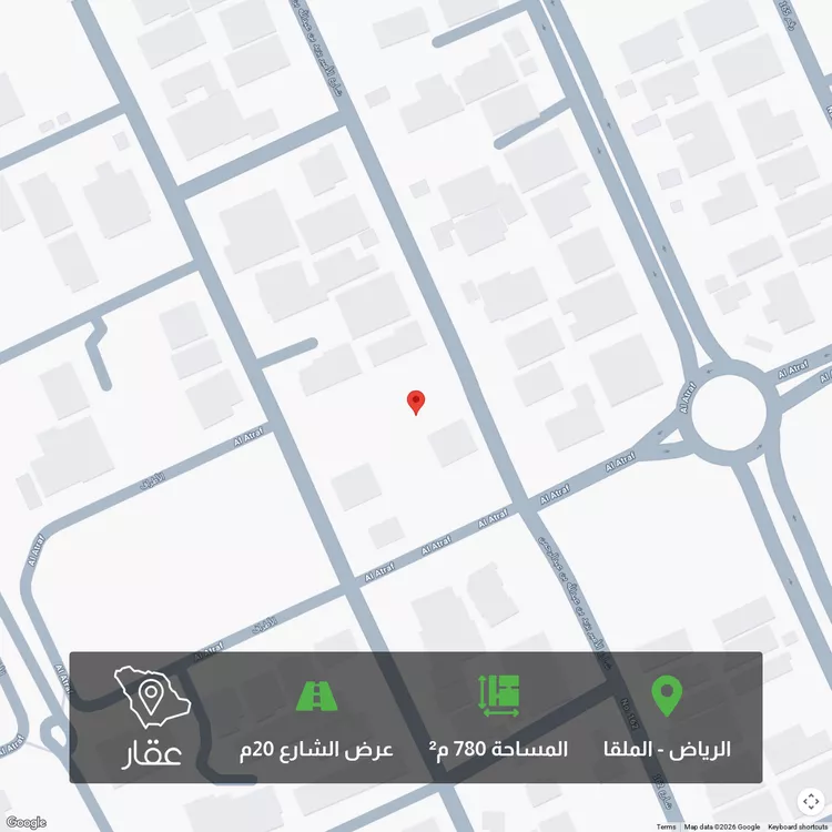 أرض للبيع في شارع الأمير يزيد بن عبدالله بن عبدالرحمن, حي الملقا, مدينة الرياض, منطقة الرياض