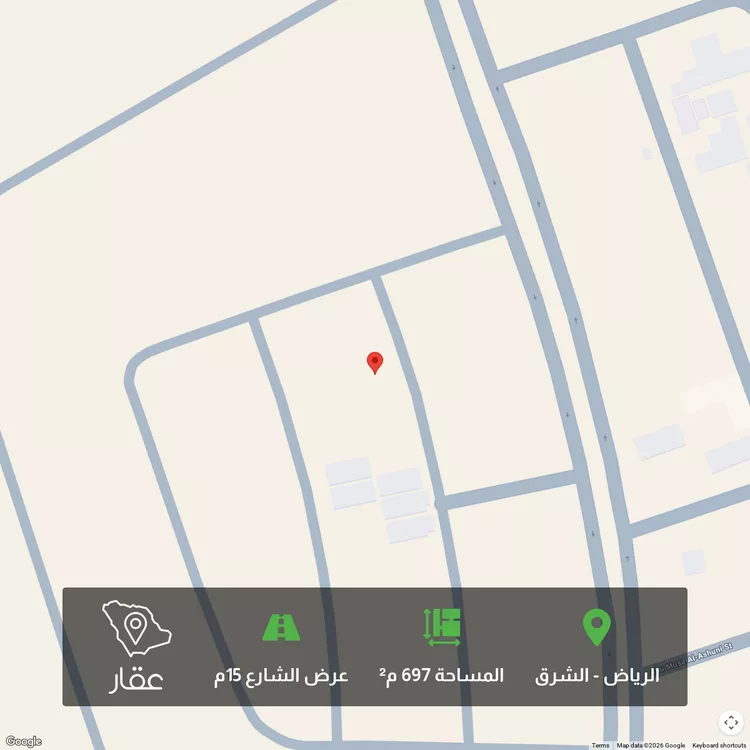 أرض للبيع في شارع أبي مالك الأعرابي, حي البيان, مدينة الرياض, منطقة الرياض