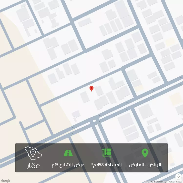 أرض للبيع في شارع ابن البرني, حي العارض, مدينة الرياض, منطقة الرياض