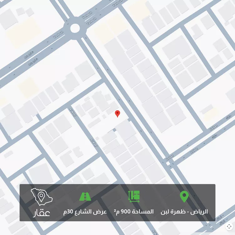 أرض للبيع في شارع بريدة, حي ظهرة لبن, مدينة الرياض, منطقة الرياض