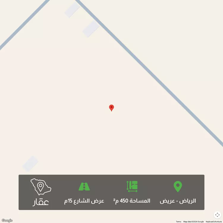 أرض للبيع في شارع الشعب الاعلى ، حي عريض ، الرياض ، منطقة الرياض