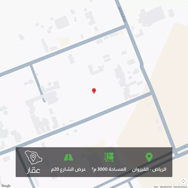 أرض للبيع في شارع عقرباء 125, حي عقرباء, مدينة الجبيلة, منطقة الرياض