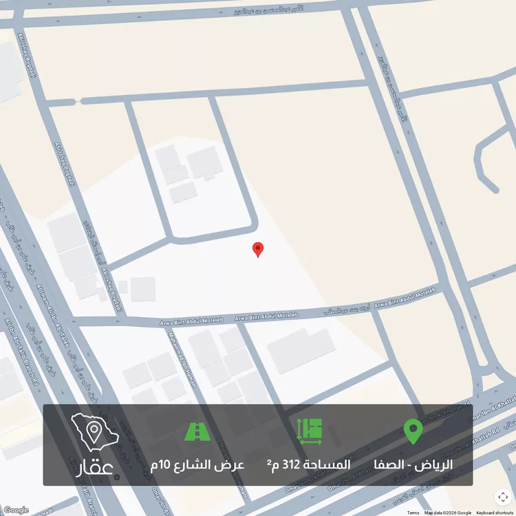 أرض للبيع في شارع محمد بن علي التونسي, حي الصفاء, مدينة الرياض, منطقة الرياض