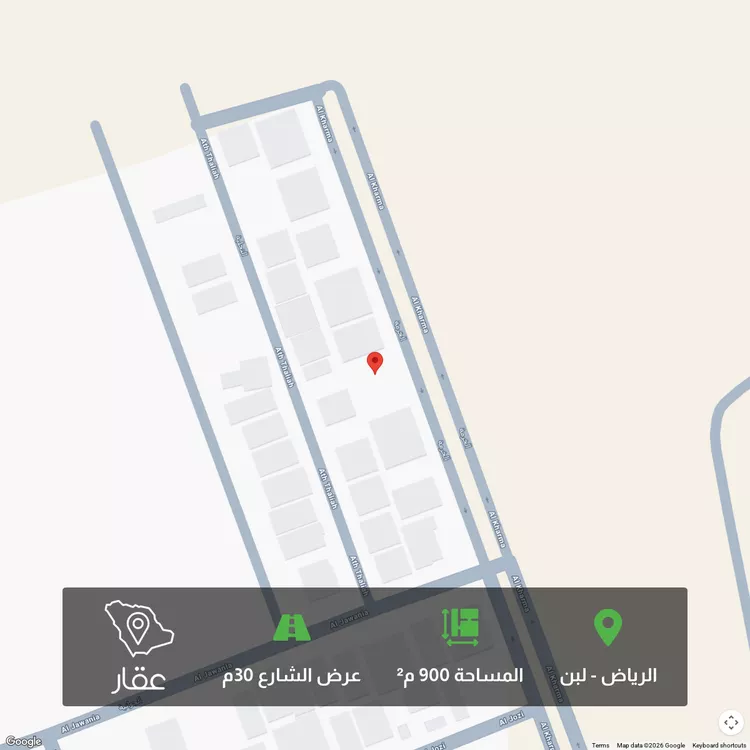 أرض للبيع في شارع الخرمة, حي لبن, مدينة الرياض, منطقة الرياض 1 صورة