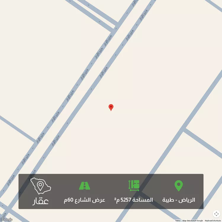 أرض للبيع في شارع الازهار, حي طيبة, مدينة الرياض, منطقة الرياض