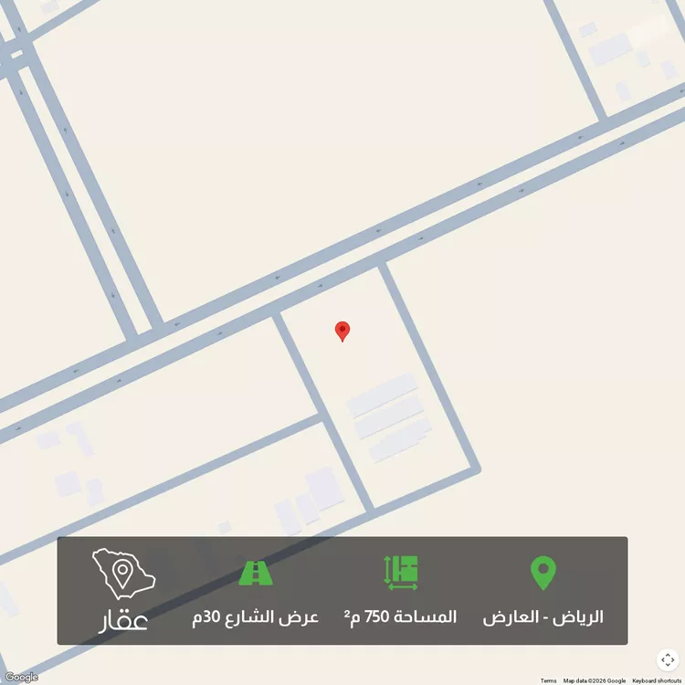 أرض للبيع في شارع شقراء, حي العارض, مدينة الرياض, منطقة الرياض