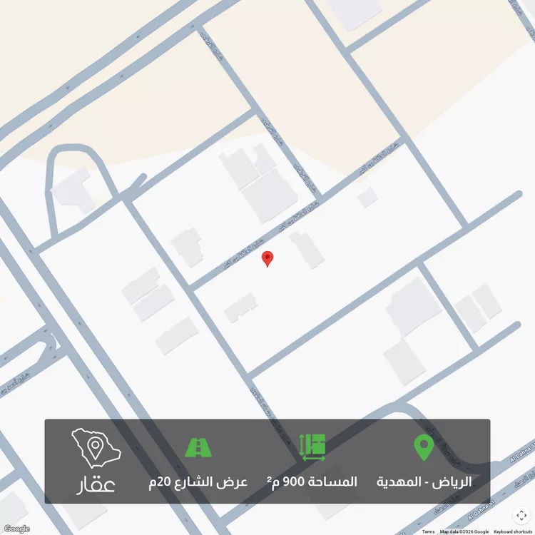 أرض للبيع في شارع الحافظ بن كثير, حي المهدية, مدينة الرياض, منطقة الرياض