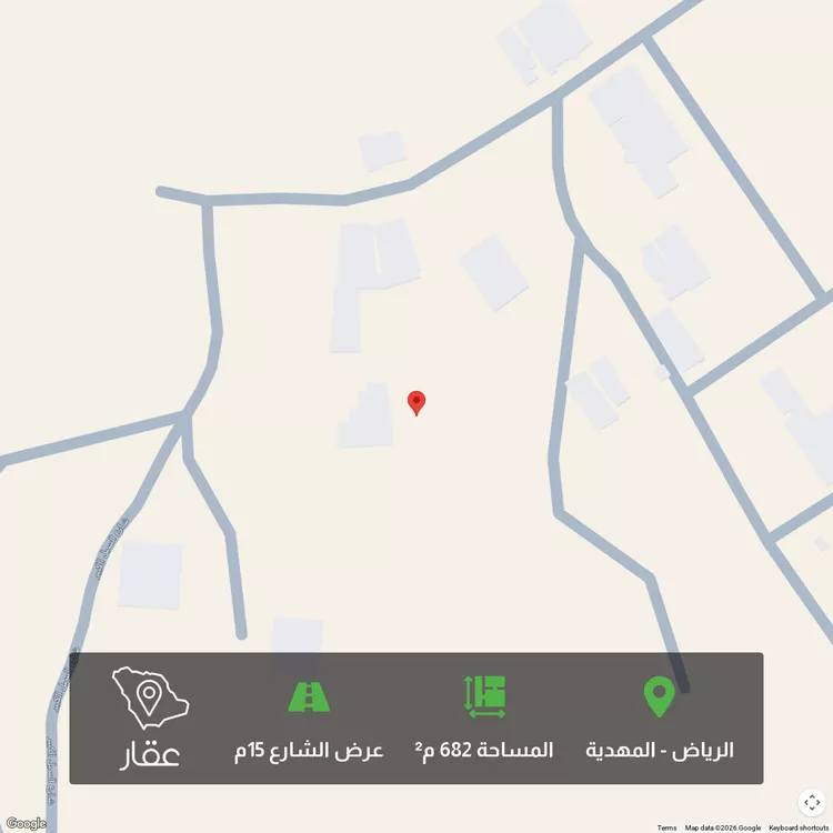 أرض للبيع في شارع ابن السابق, حي المهدية, مدينة الرياض, منطقة الرياض