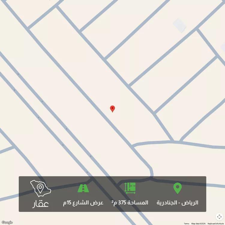 أرض للبيع في شارع الجنادرية, حي الجنادرية, مدينة الرياض, منطقة الرياض