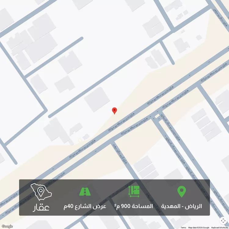 أرض للبيع في شارع عمير بن سنان بن عرفطة, حي المهدية, مدينة الرياض, منطقة الرياض