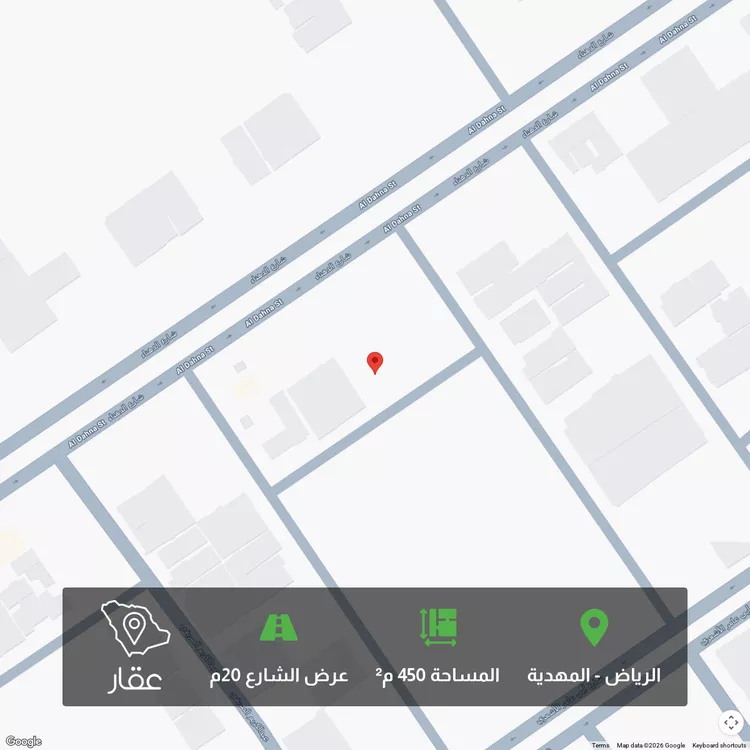 أرض للبيع في شارع لايوجد, حي المهدية, مدينة الرياض, منطقة الرياض