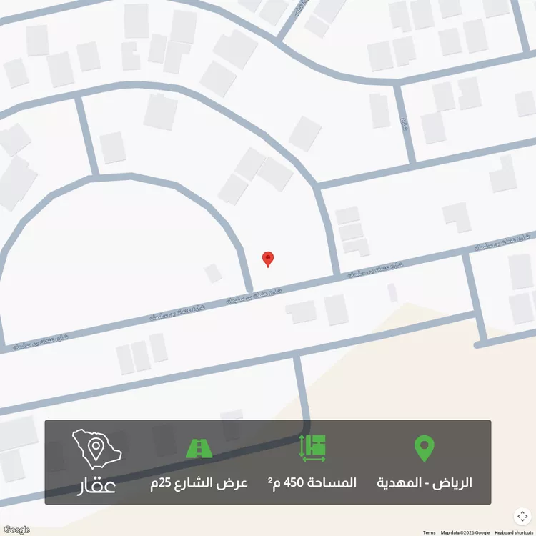 أرض للبيع في شارع عثمان بن سليمان, حي المهدية, مدينة الرياض, منطقة الرياض