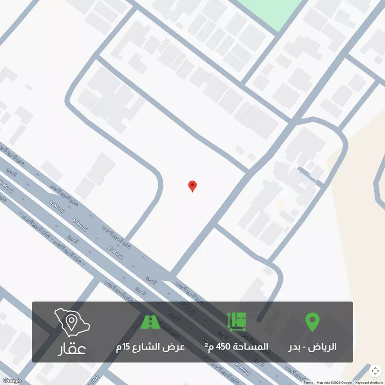 أرض للبيع في شارع أبي عامر الأشعري, حي بدر, مدينة الرياض, منطقة الرياض