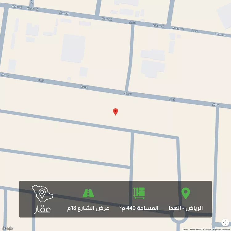 أرض للبيع في شارع الحمام, حي الهدا, مدينة الرياض, منطقة الرياض