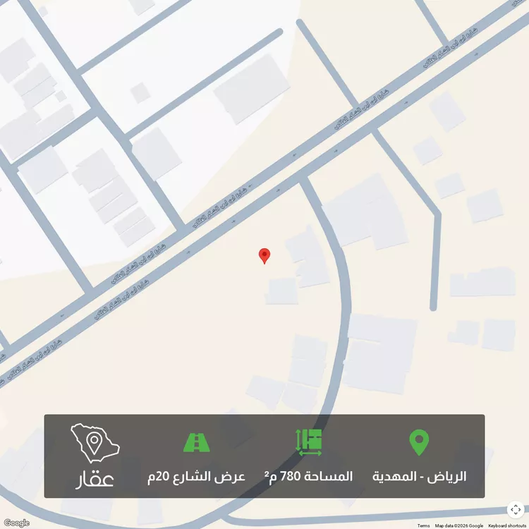 أرض للبيع في شارع أبي الأشعث, حي المهدية, مدينة الرياض, منطقة الرياض