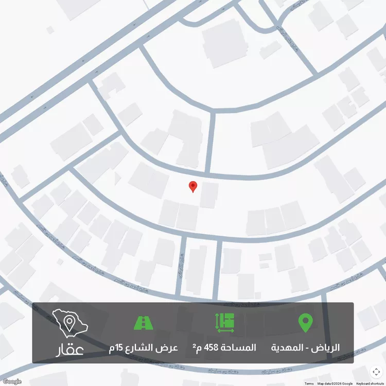 أرض للبيع في شارع أبي الريحان البيروني, حي المهدية, مدينة الرياض, منطقة الرياض