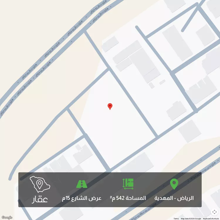 أرض للبيع في شارع علي بن القطاع ، حي المهدية ، الرياض ، منطقة الرياض