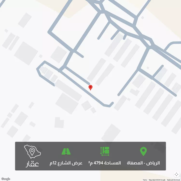 أرض للبيع في شارع أبي بكر بن علي الحدادي العبادي ، حي المصفاة ، الرياض ، منطقة الرياض