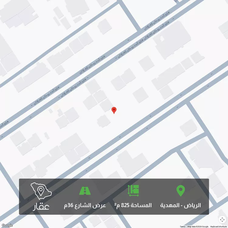 أرض للبيع في شارع محمد العقيلي ، حي المهدية ، الرياض ، منطقة الرياض