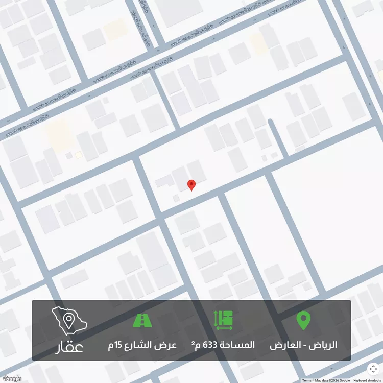 أرض للبيع في شارع عبدالعزيز بن يحيى ، حي العارض ، الرياض ، منطقة الرياض