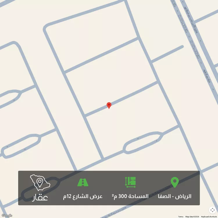 أرض للبيع في شارع محمد بن الهيثم, حي الصفاء, مدينة الرياض, منطقة الرياض