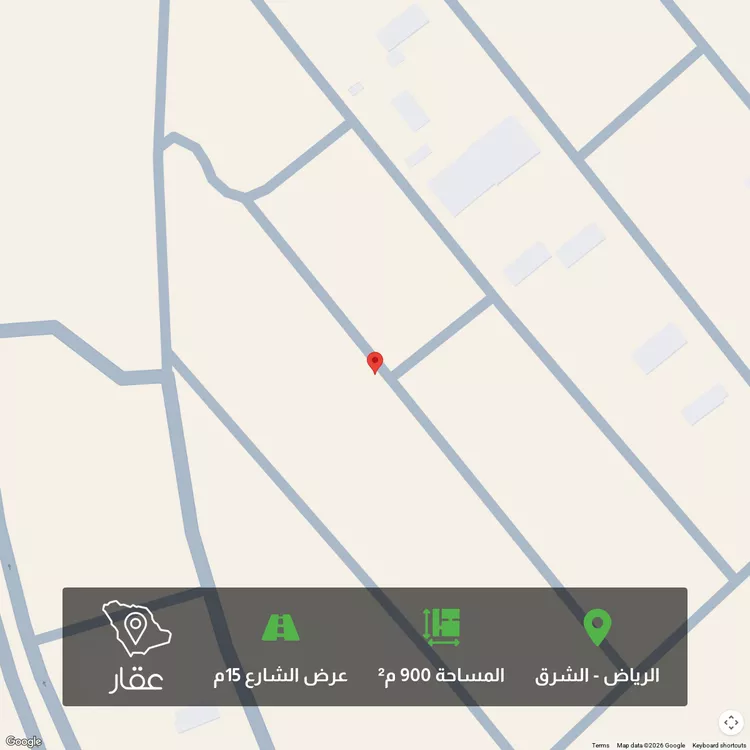 أرض للبيع في شارع أحمد بن الجزري ، حي الشرق ، الرياض ، منطقة الرياض