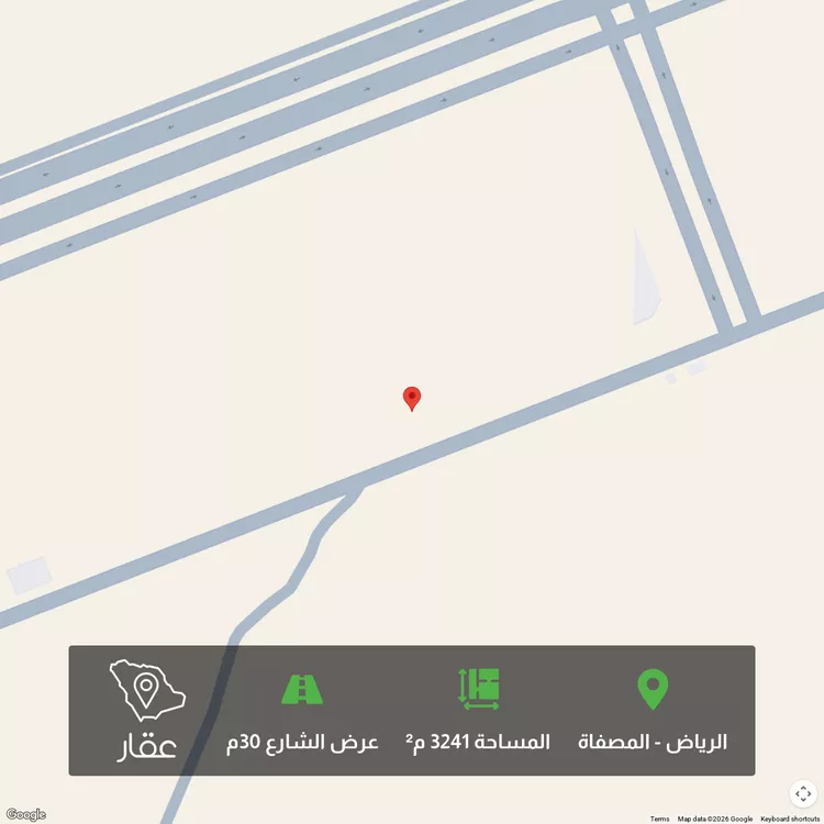أرض للبيع في شارع أبي عاصم الشيباني ، حي المصفاة ، الرياض ، منطقة الرياض