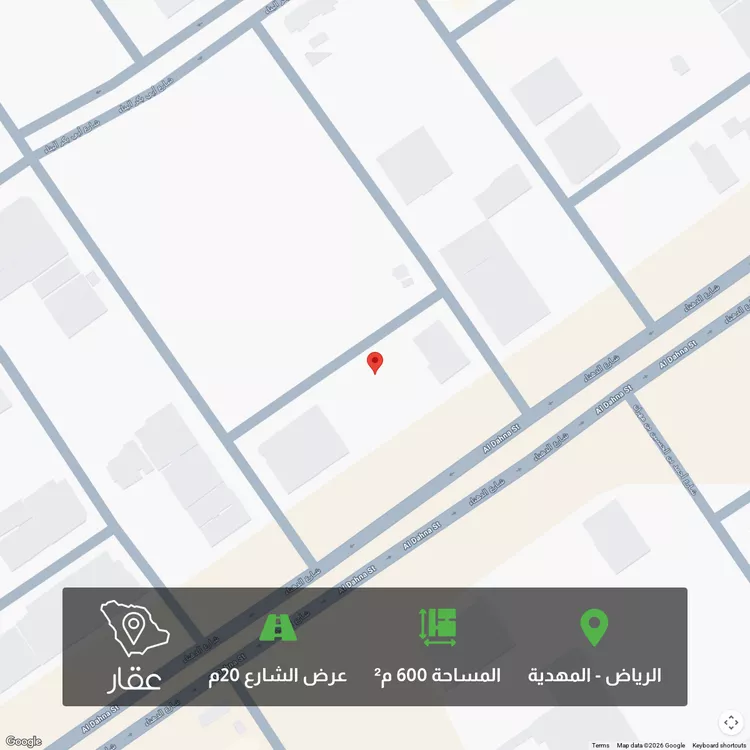 أرض للبيع في شارع السيل الكبير ، حي المهدية ، الرياض ، منطقة الرياض