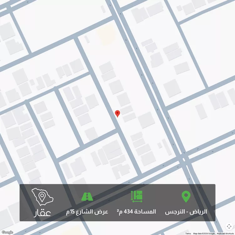 أرض للبيع في شارع أبي العلاء بن زهر ، حي النرجس ، الرياض ، منطقة الرياض