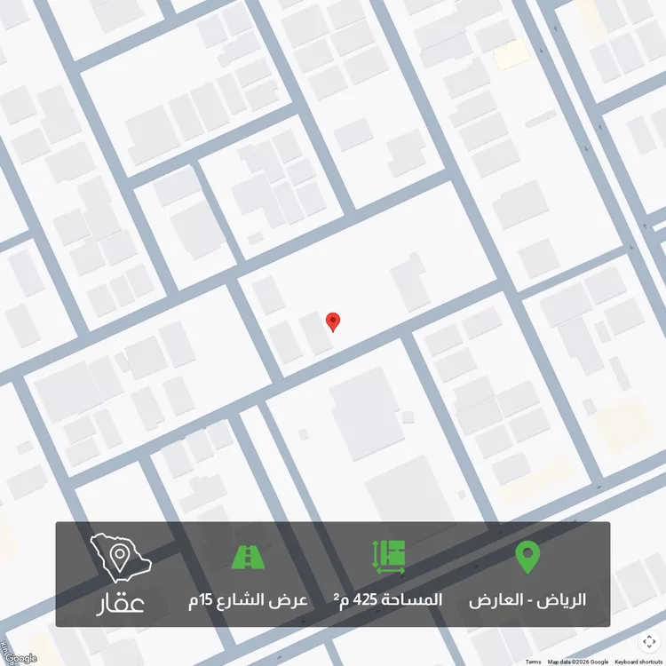 أرض للبيع في شارع الحسين بن حيون ، حي العارض ، الرياض ، منطقة الرياض