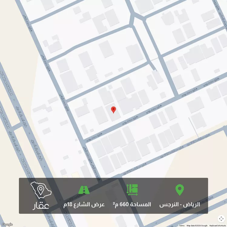 أرض للبيع في شارع محمد ريس ، حي النرجس ، الرياض ، منطقة الرياض