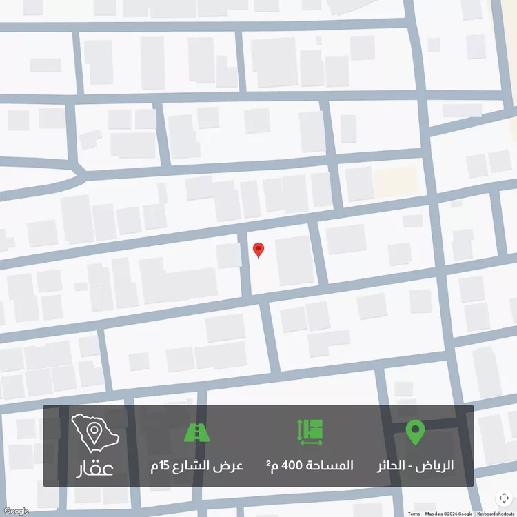 أرض للبيع في حي ، شارع ابي محمد بن حيدرة ، حي الحائر ، الرياض ، منطقة الرياض