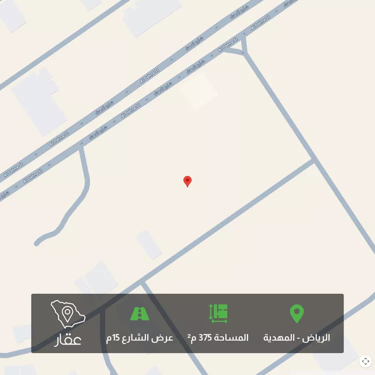 أرض للبيع في شارع علي المنوفي, حي المهدية, مدينة الرياض, منطقة الرياض