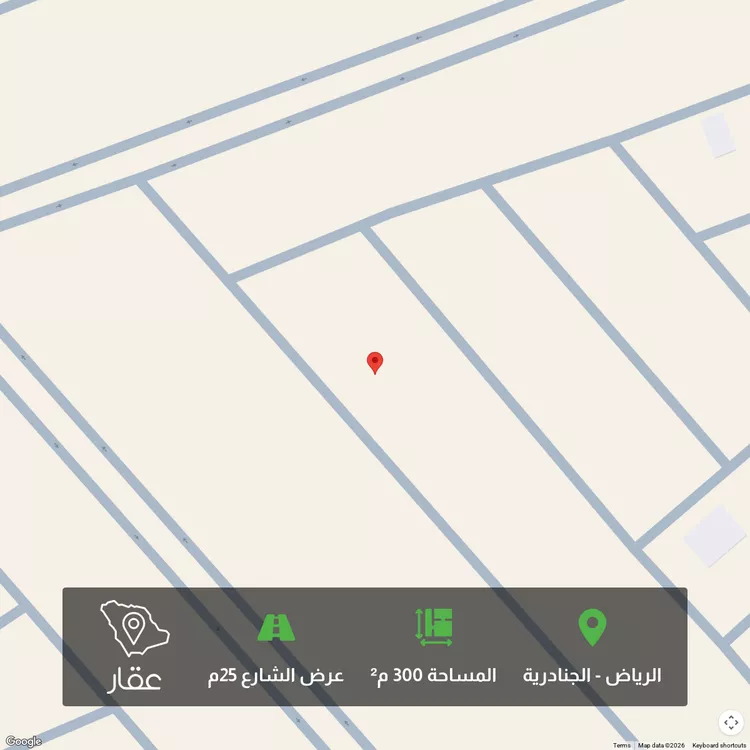 أرض للبيع في شارع شارع عرض 25, حي الجنادرية, مدينة الرياض, منطقة الرياض صورة 5