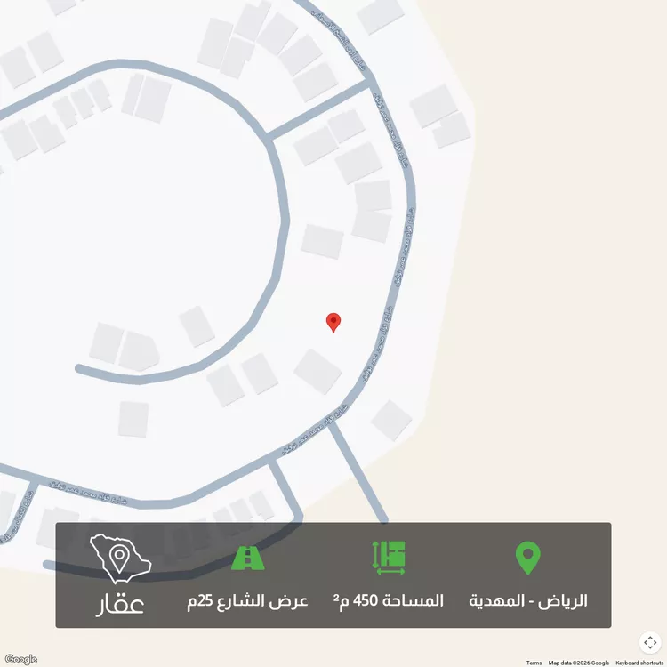 أرض للبيع في شارع فؤاد محمد عمر توفيق ، حي المهدية ، الرياض ، منطقة الرياض