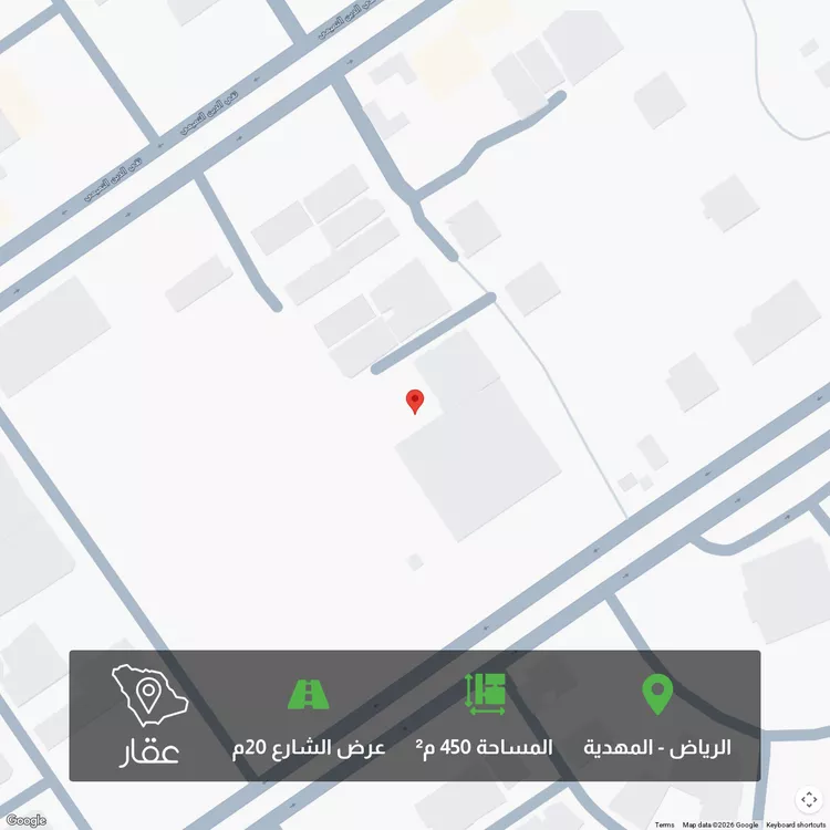 أرض للبيع في حي المهدية, مدينة الرياض, منطقة الرياض