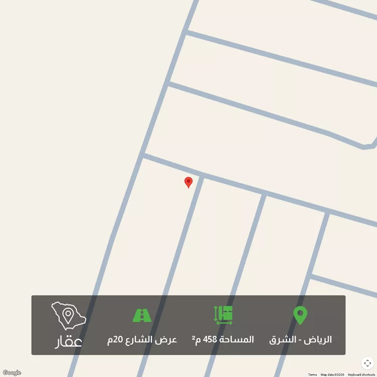 أرض للبيع في شارع ابن تقي الدين ، حي الشرق ، الرياض ، منطقة الرياض