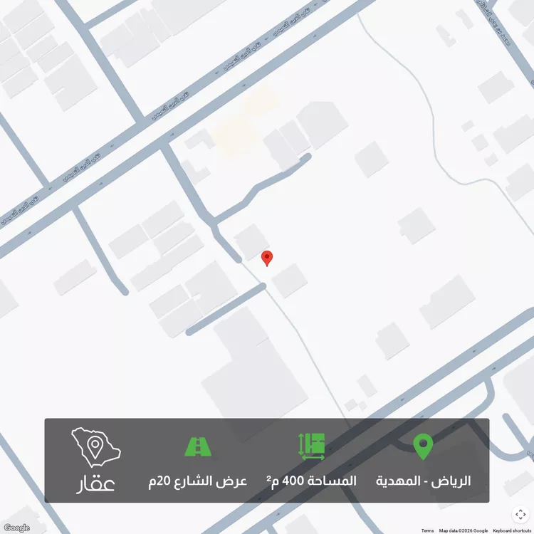 أرض للبيع في شارع سليمان بن بنين الدقيقي ، حي المهدية ، الرياض ، منطقة الرياض